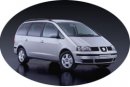 Seat Alhambra zadní koberec velký 08/2000 - 09/2010