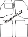 Textil-Autoteppiche Honda Jazz 2002 - 10/2008