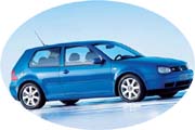 Textil-Autoteppiche Volkswagen Golf IV 1998 - 2001