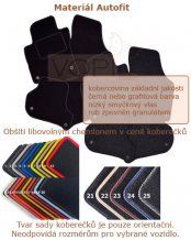 Textil-Autoteppiche Peugeot 307 2001 - 03/2009 Autofit (3624)
