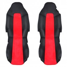 Sitzbezüge für LKW LIVORNO SUEDE červená