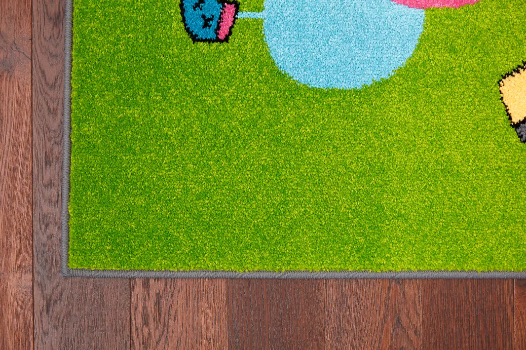 Dětský koberec Iwo limetový