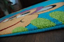 Dětský koberec Tig tyrkysový