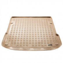 Gummiwanne Audi Q7 2006-2015 (béžová) mit dem Rand 28 mm