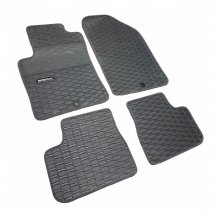 Passform Gummi-Fußmatten Citroen C3 2002-2009 (šedé, šedá lemovka) HTA