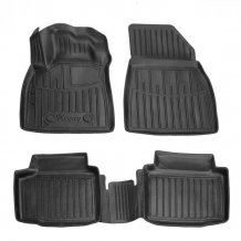 Passform Gummi-Fußmatten Dacia Duster 2024- (motorizace Eco-G a Hybrid 140/155) STI