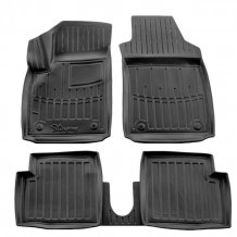 Passform Gummi-Fußmatten Fiat 500 2007-2024 STI