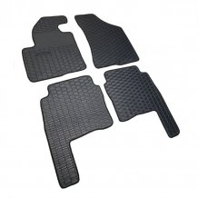 Passform Gummi-Fußmatten Hyundai Santa Fe 2006-2012 (černé, černá lemovka) HTA
