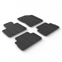 Passform Gummi-Fußmatten Hyundai Santa Fe 2020-2023 (rozteč fixací 34,5cm) GLE