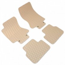 Passform Gummi-Fußmatten Jaguar S-Type 2003-2008 (béžové) HTA
