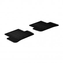 Passform Gummi-Fußmatten Mercedes C-Class W204 2007-2014 (zadní) GLE