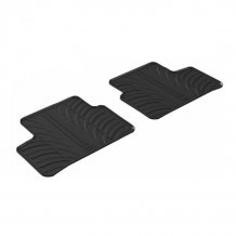 Passform Gummi-Fußmatten Mercedes GLA-Class 2013-2019 (X156, zadní) GLE