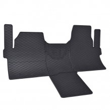 Passform Gummi-Fußmatten Volkswagen T7 Caravelle 2025- (2 míst + tunel) RIG