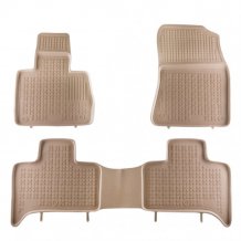 Passgenaue Gummi-Matten BMW X5 (E53) 1999-2006 mit dem Rand 28 mm