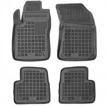 Passgenaue Gummi-Matten Citroen C3 2017-2024 mit dem Rand 28 mm