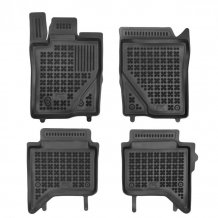 Passgenaue Gummi-Matten Ford Ranger 2022- mit dem Rand 28 mm