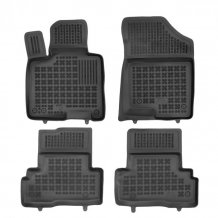 Passgenaue Gummi-Matten Hyundai Tucson 2021-2024 (hybrid) mit dem Rand 28 mm