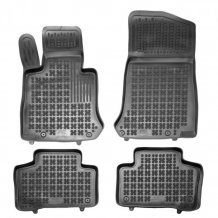 Passgenaue Gummi-Matten Mercedes GLC-Class 2015-2022 (X253) mit dem Rand 28 mm