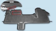 Passgenaue Gummi-Matten Nissan NV400 2010-2022 (přední) mit dem Rand 28 mm