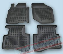 Passgenaue Gummi-Matten Nissan X-Trail 2001-2007 mit dem Rand 28 mm