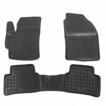 Passgenaue Gummi-Matten Toyota Corolla 2018-2024 (hatchback, hybrid) mit dem Rand 28 mm