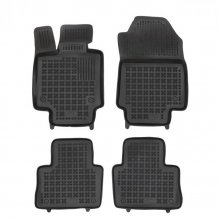 Passgenaue Gummi-Matten Toyota Rav4 2019-2026 (automat, hybrid) mit dem Rand 28 mm