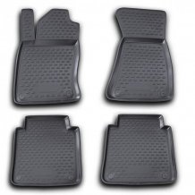 Passgenaue Gummi-Matten Audi A8 2002-2009 (long) - Novline mit dem Rand 28 mm