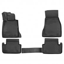 Passgenaue Gummi-Matten BMW 5 2010-2013 (F11, combi) - Novline mit dem Rand 28 mm