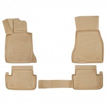 Passgenaue Gummi-Matten BMW 5 2010-2017 (F11, combi) - Novline mit dem Rand 28 mm