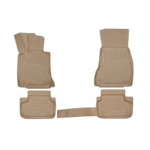 Passgenaue Gummi-Matten BMW 5 2017-2023 (G30) - Novline mit dem Rand 28 mm