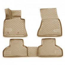 Passgenaue Gummi-Matten BMW X5 2013-2018 (F15, II. jakost) - Novline mit dem Rand 28 mm