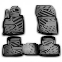 Passgenaue Gummi-Matten Citroen C4 Aircross 2012-2017 - Novline mit dem Rand 28 mm
