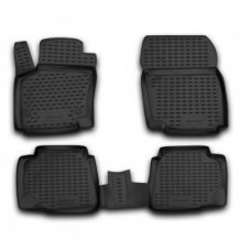 Passgenaue Gummi-Matten Ford Mondeo 2007-2011 (kulaté fixace) - Novline mit dem Rand 28 mm