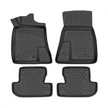 Passgenaue Gummi-Matten Ford Mustang 2014-2023 - Novline mit dem Rand 28 mm