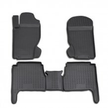 Passgenaue Gummi-Matten Kia Sorento 2003-2009 - Novline mit dem Rand 28 mm