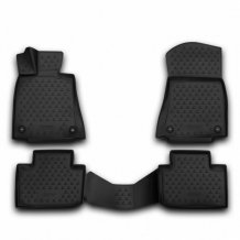 Passgenaue Gummi-Matten Lexus IS 250 2013- - Novline mit dem Rand 28 mm