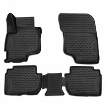 Passgenaue Gummi-Matten Mitsubishi Outlander PHEV 2014-2022 - Novline mit dem Rand 28 mm