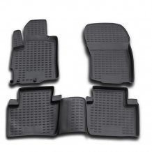 Passgenaue Gummi-Matten Mitsubishi Outlander  2005-2012 - Novline mit dem Rand 28 mm