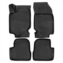 Passgenaue Gummi-Matten Opel Mokka 2021- (spalovací motor) - Novline mit dem Rand 28 mm