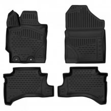 Passgenaue Gummi-Matten Toyota Yaris 2014-2020 (hybrid) - Novline mit dem Rand 28 mm