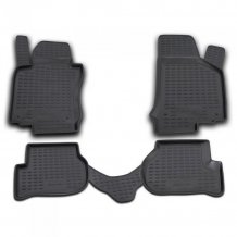 Passgenaue Gummi-Matten Volkswagen Golf V. 2004-2008 - Novline mit dem Rand 28 mm
