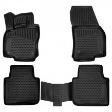 Passgenaue Gummi-Matten Volkswagen Tiguan Allspace 2017-2024 - Novline mit dem Rand 28 mm