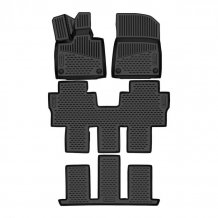 Passgenaue Gummi-Matten Voyah Dream 2023- (7 míst, hybrid) - Novline mit dem Rand 28 mm