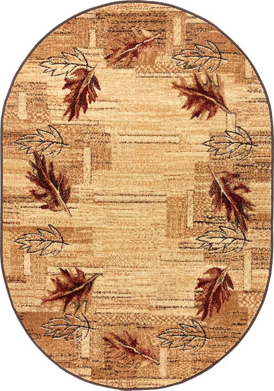 Kusový koberec Olsza béžový - ovál (beige)