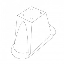 Mittelarmlehne Fiat 500 2005-2015 (nur Adapter)