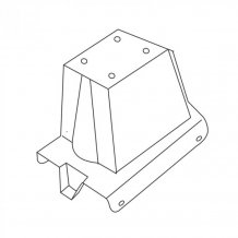 Mittelarmlehne Fiat 500 2016- (nur Adapter)