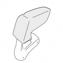 Mittelarmlehne Fiat 500L 2012-2017 (nur Adapter)