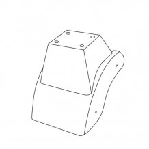 Mittelarmlehne Ford B-Max 2012-2014 (nur Adapter)