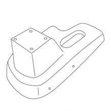 Mittelarmlehne Ford Transit/Tourneo Courier 2014- (nur Adapter)