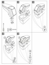 Mittelarmlehne Hyundai i30 2007-2012 (černá)